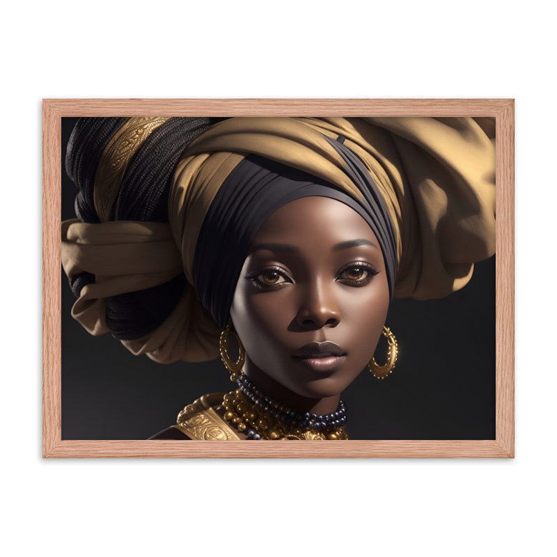African Woman Framed Poster #2