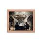 Elephants Playing Poker Framed Poster #3