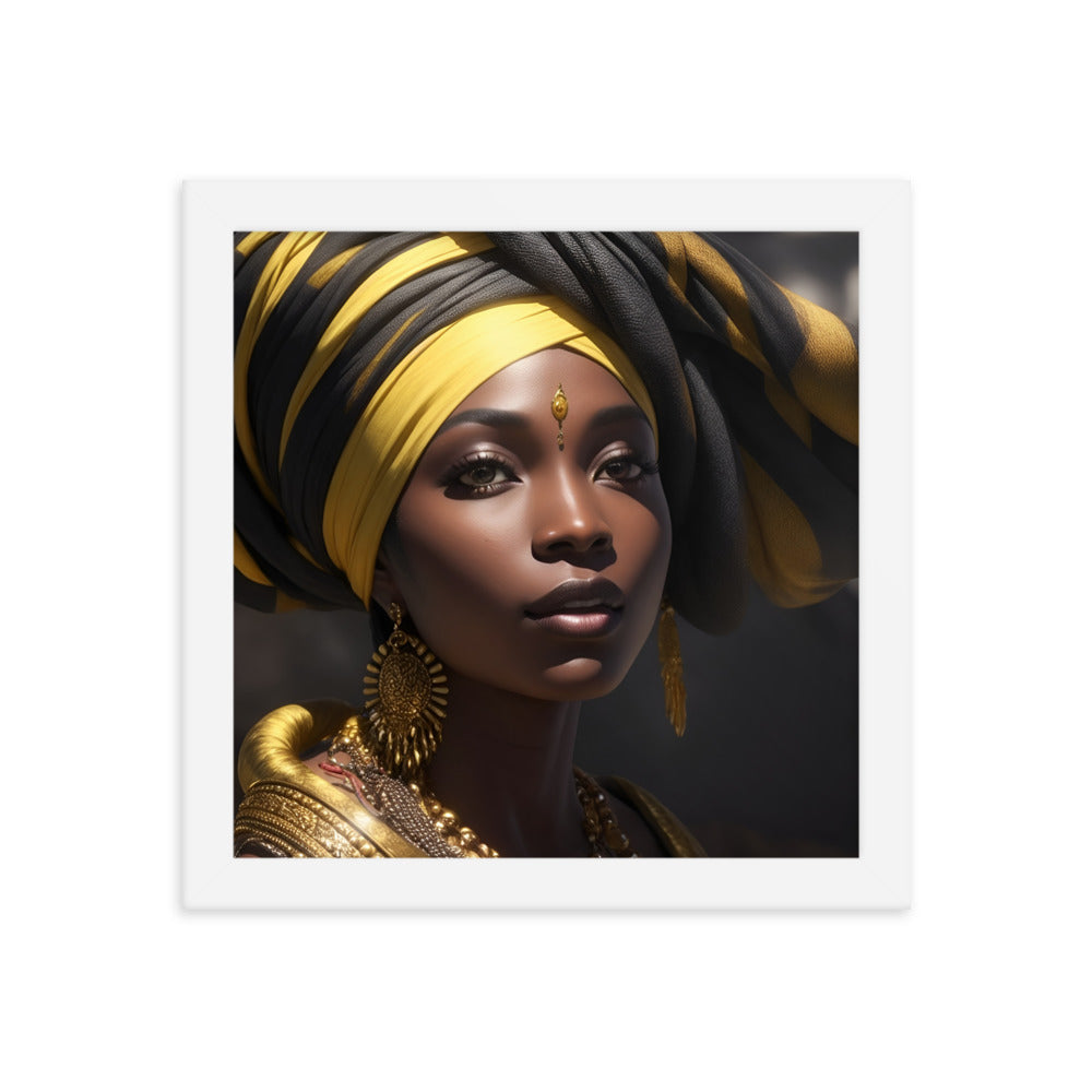African Woman Framed Poster #3