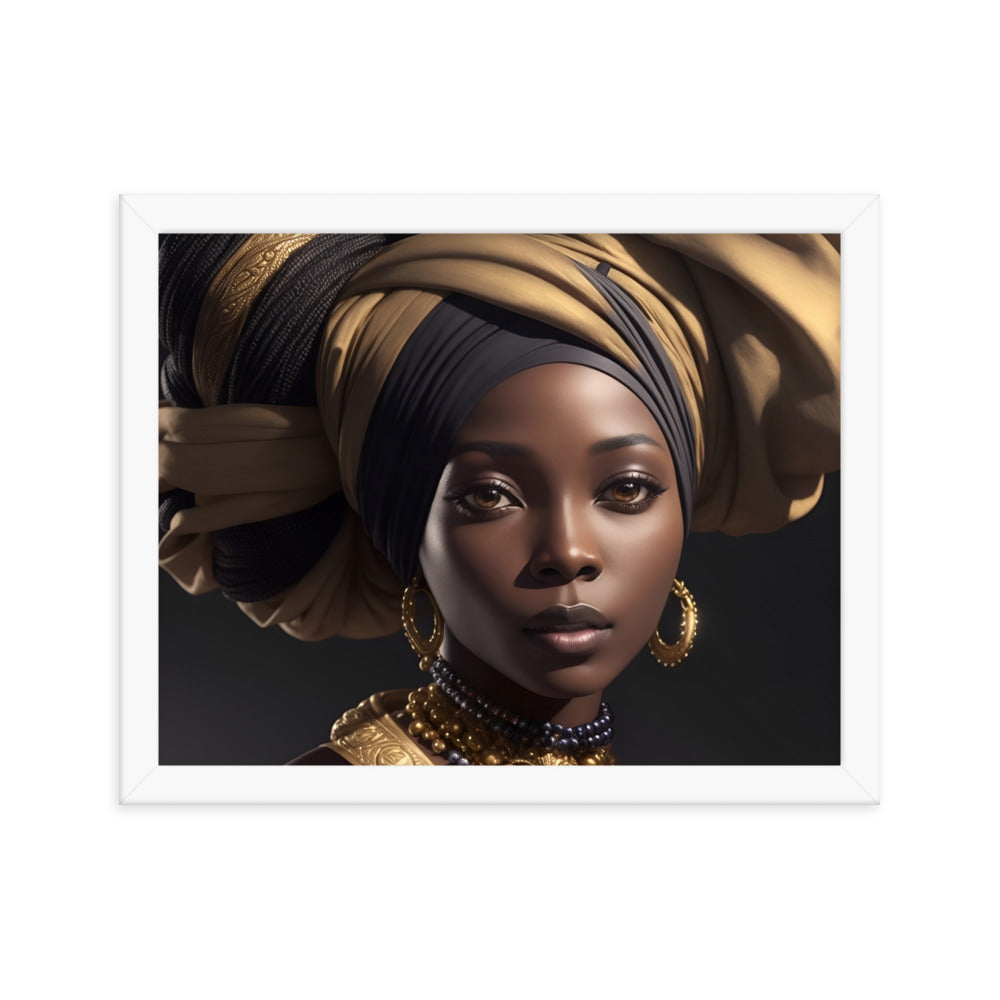 African Woman Framed Poster #2