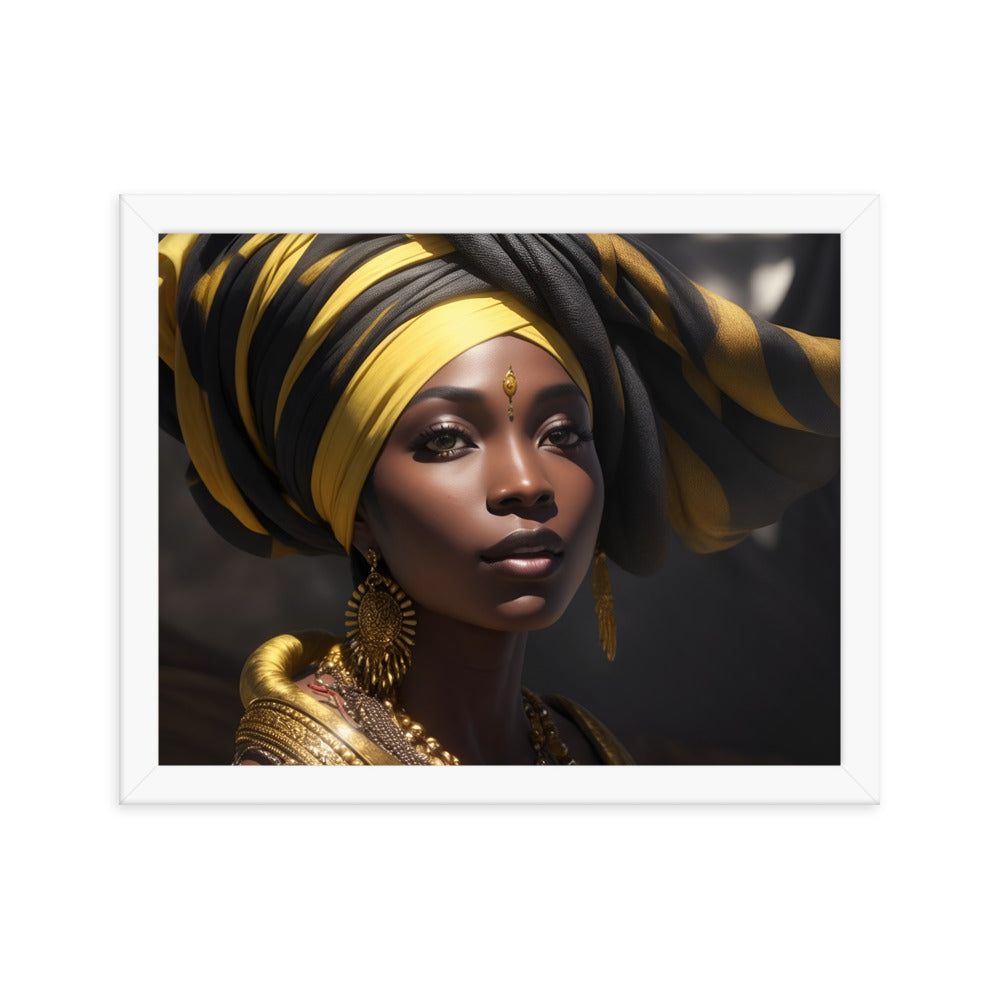 African Woman Framed Poster #3