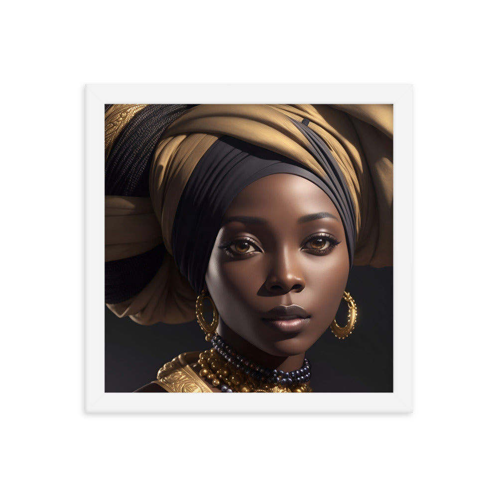 African Woman Framed Poster #2