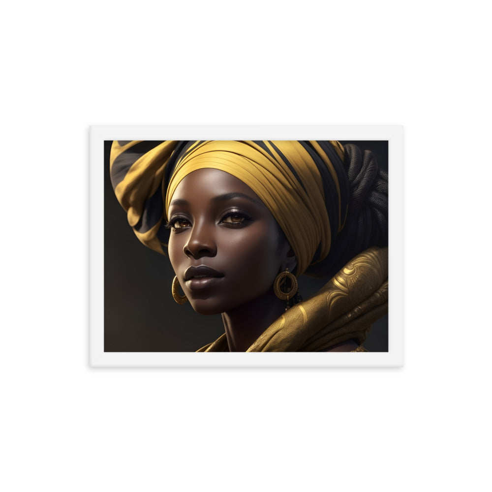 African Woman Framed Poster #1