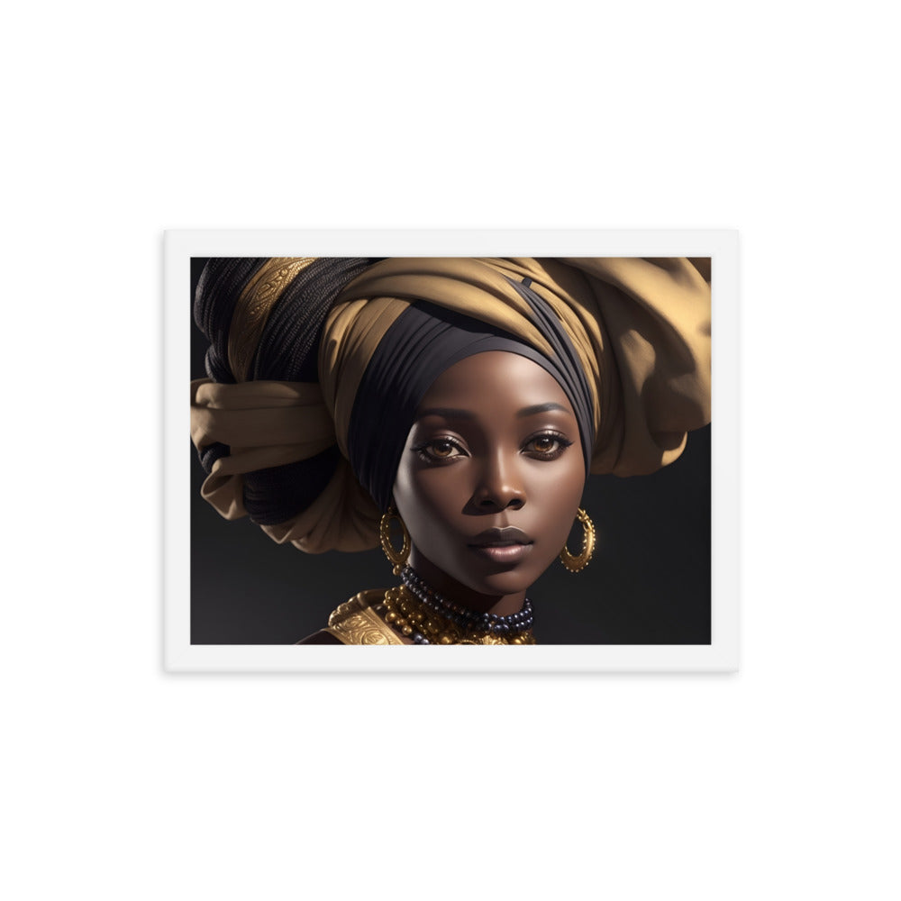 African Woman Framed Poster #2