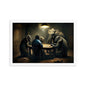 Elephants Playing Poker Framed Poster #1