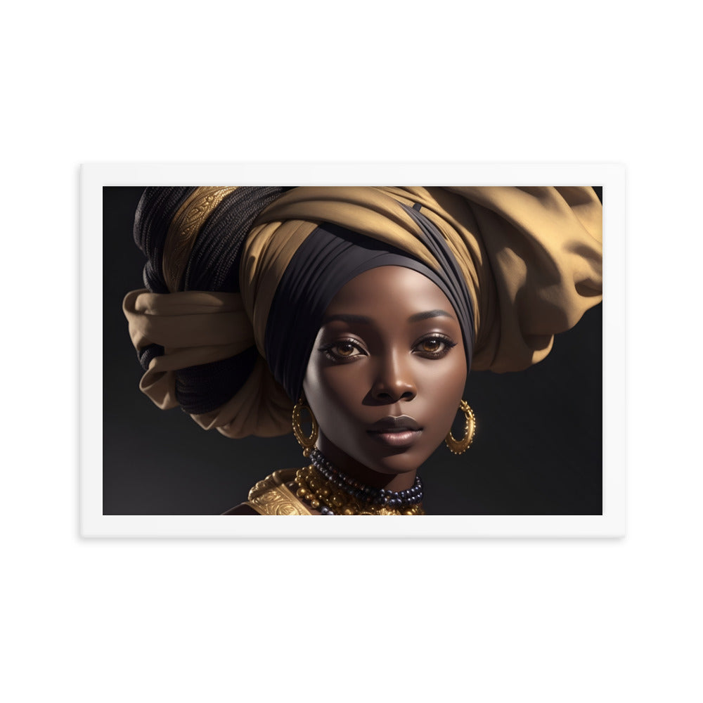 African Woman Framed Poster #2