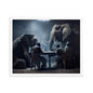 Elephants Playing Poker Framed Poster #2