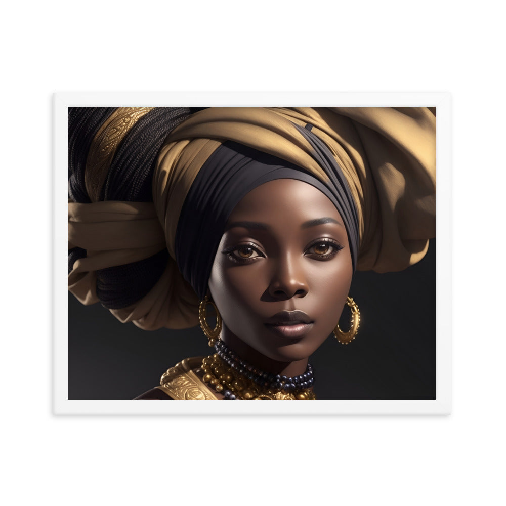 African Woman Framed Poster #2
