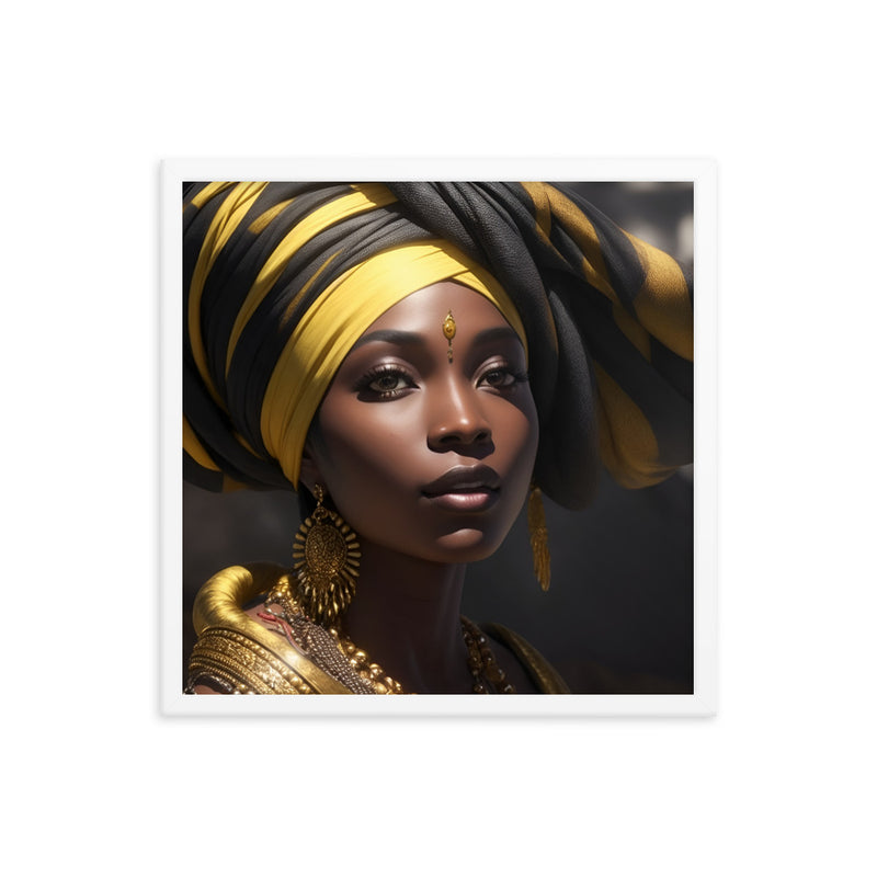 African Woman Framed Poster #3