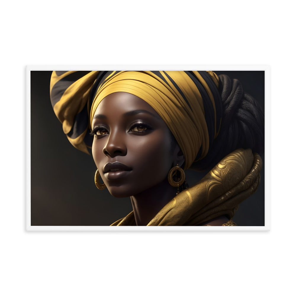 African Woman Framed Poster #1