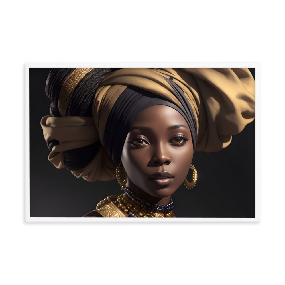African Woman Framed Poster #2