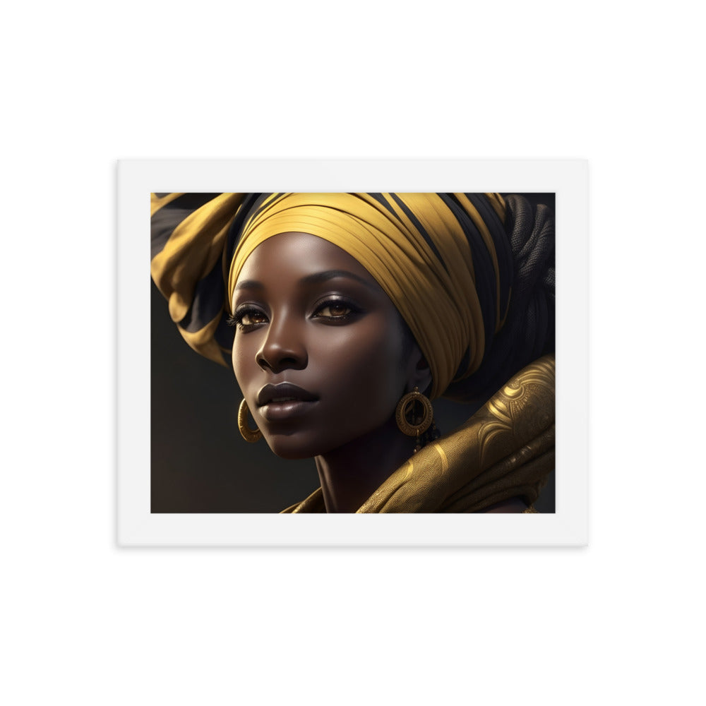 African Woman Framed Poster #1