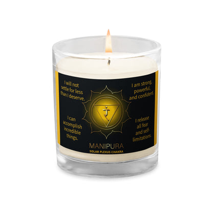 Solar Plexus Glass jar soy wax candle