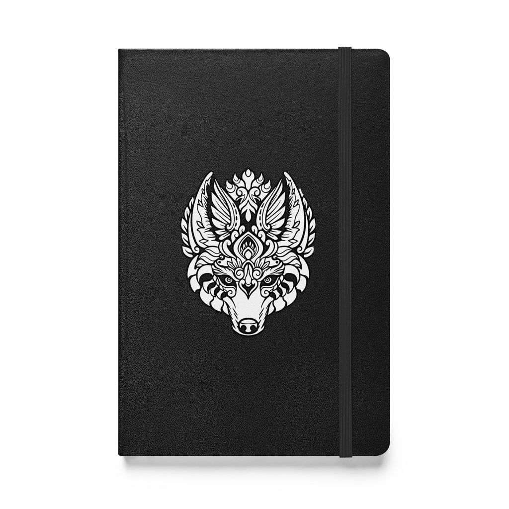Wolf Print Hardcover bound notebook