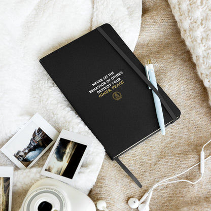 Inner Peace Hardcover bound notebook