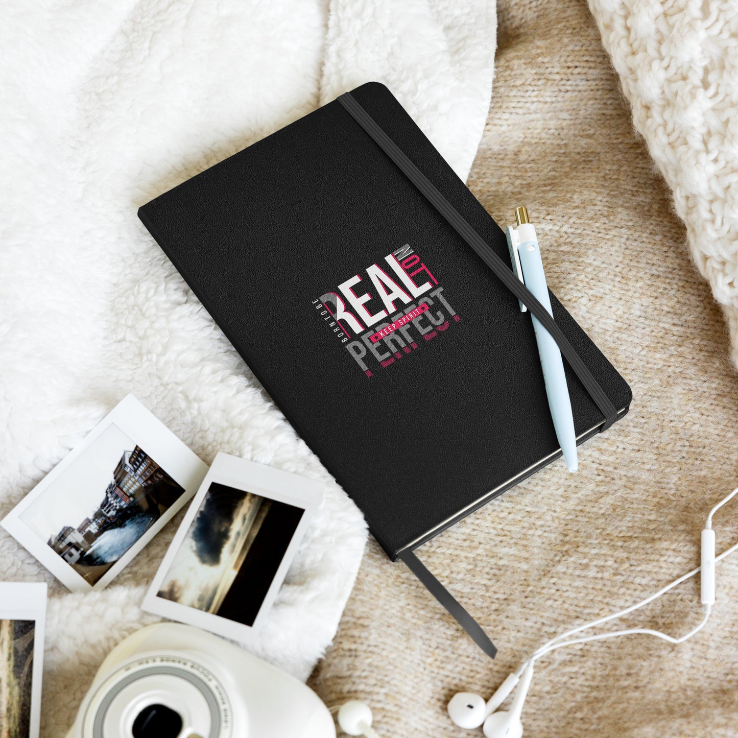 Born to be Real Hardcover bound notebook