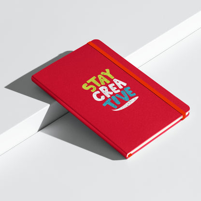 Stay Creative Hardcover bound notebook