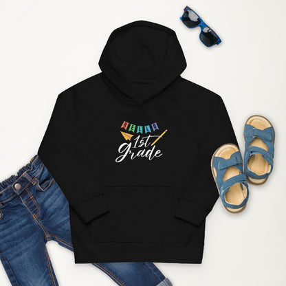 Hello First Grade Kids eco hoodie