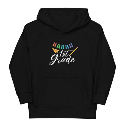 Hello First Grade Kids eco hoodie