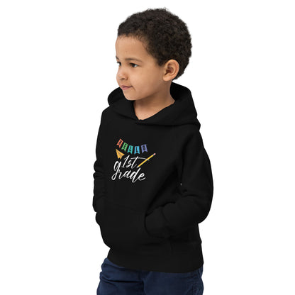 Hello First Grade Kids eco hoodie