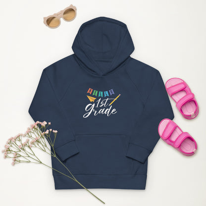 Hello First Grade Kids eco hoodie