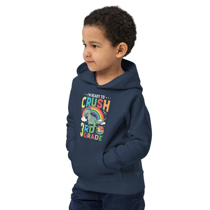 Ready to Crush 3rd Grade Kids eco unisex hoodie