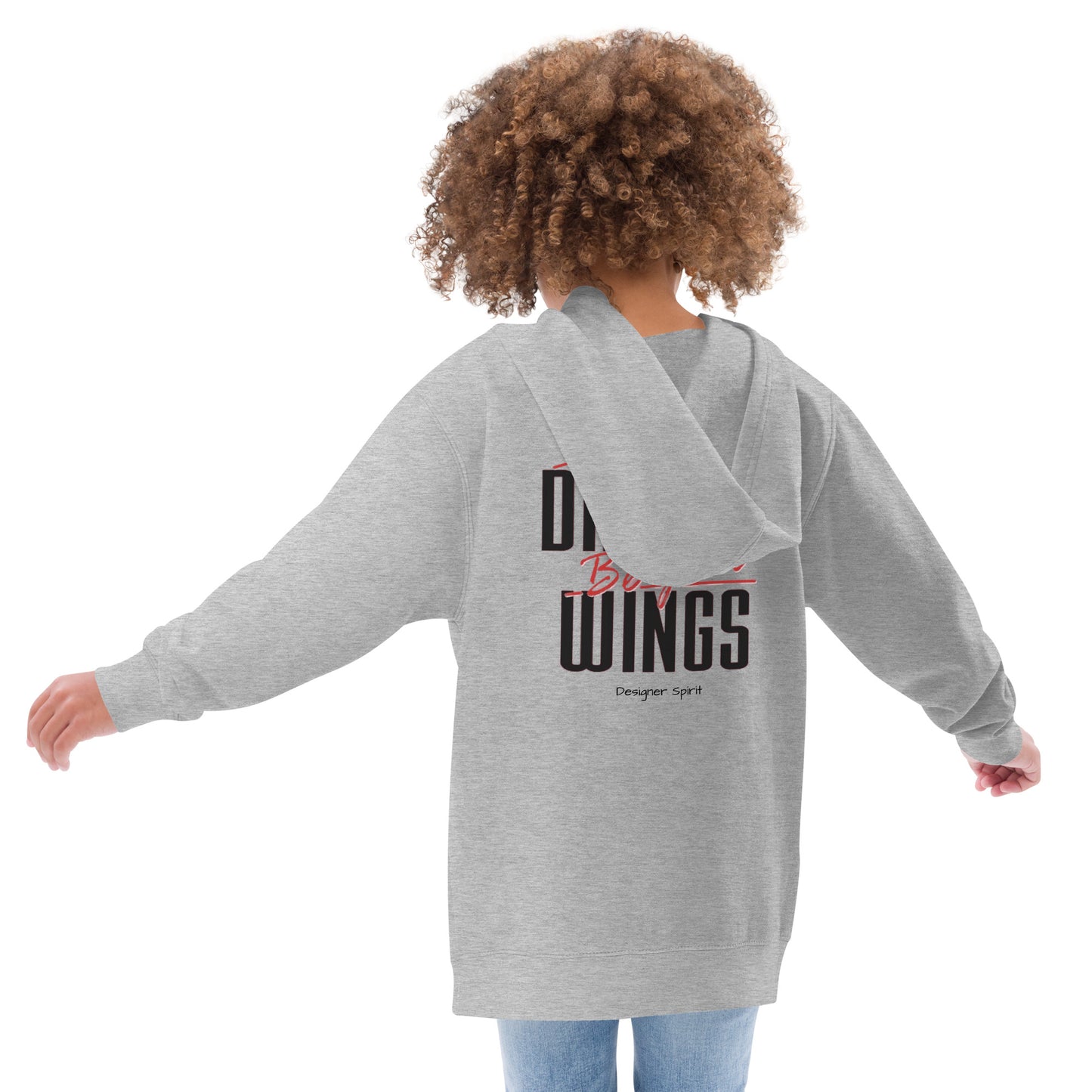 Let Your Dreams Be Your Wings Kids fleece hoodie