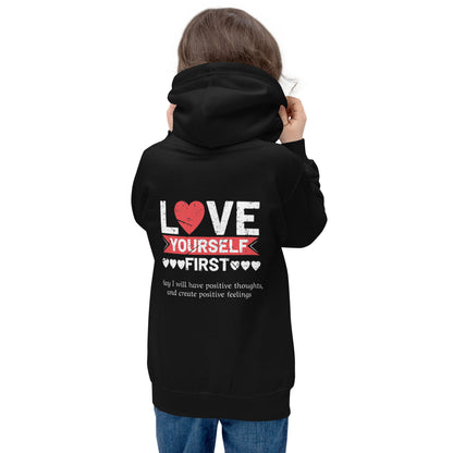 Love Yourself First Kids Hoodie