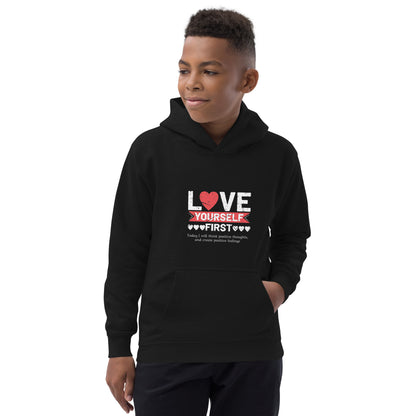 Love Yourself First Kids Hoodie