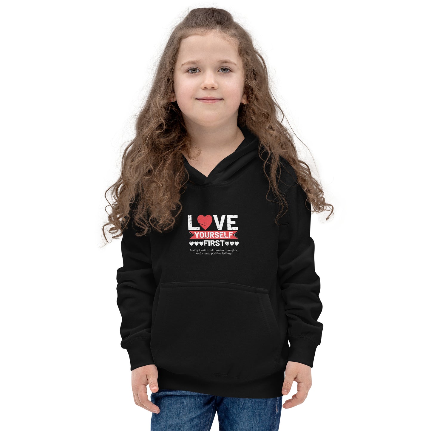 Love Yourself First Kids Hoodie