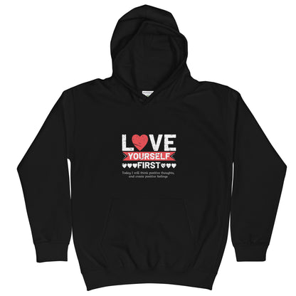 Love Yourself First Kids Hoodie