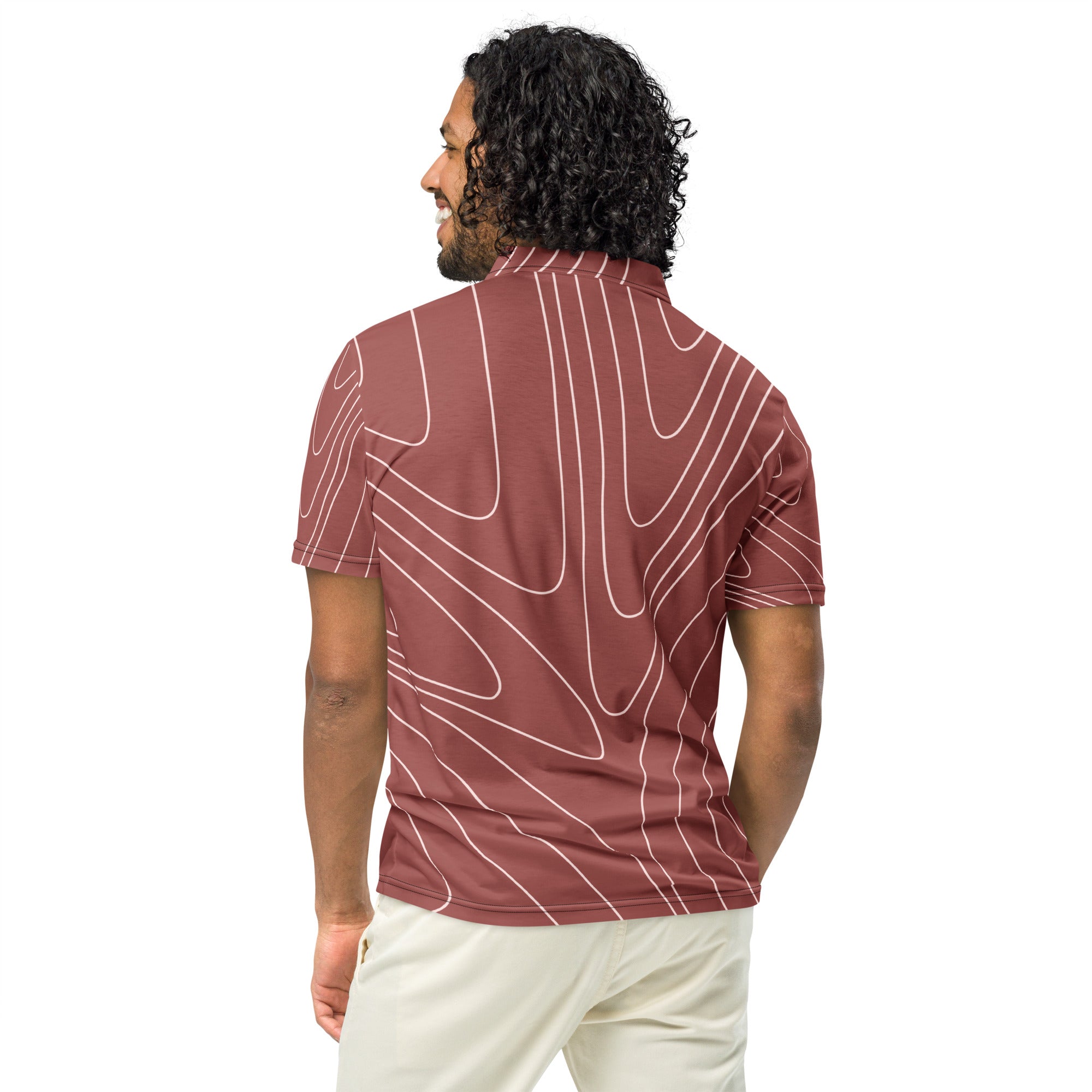 Stirp Print Men’s slim fit polo