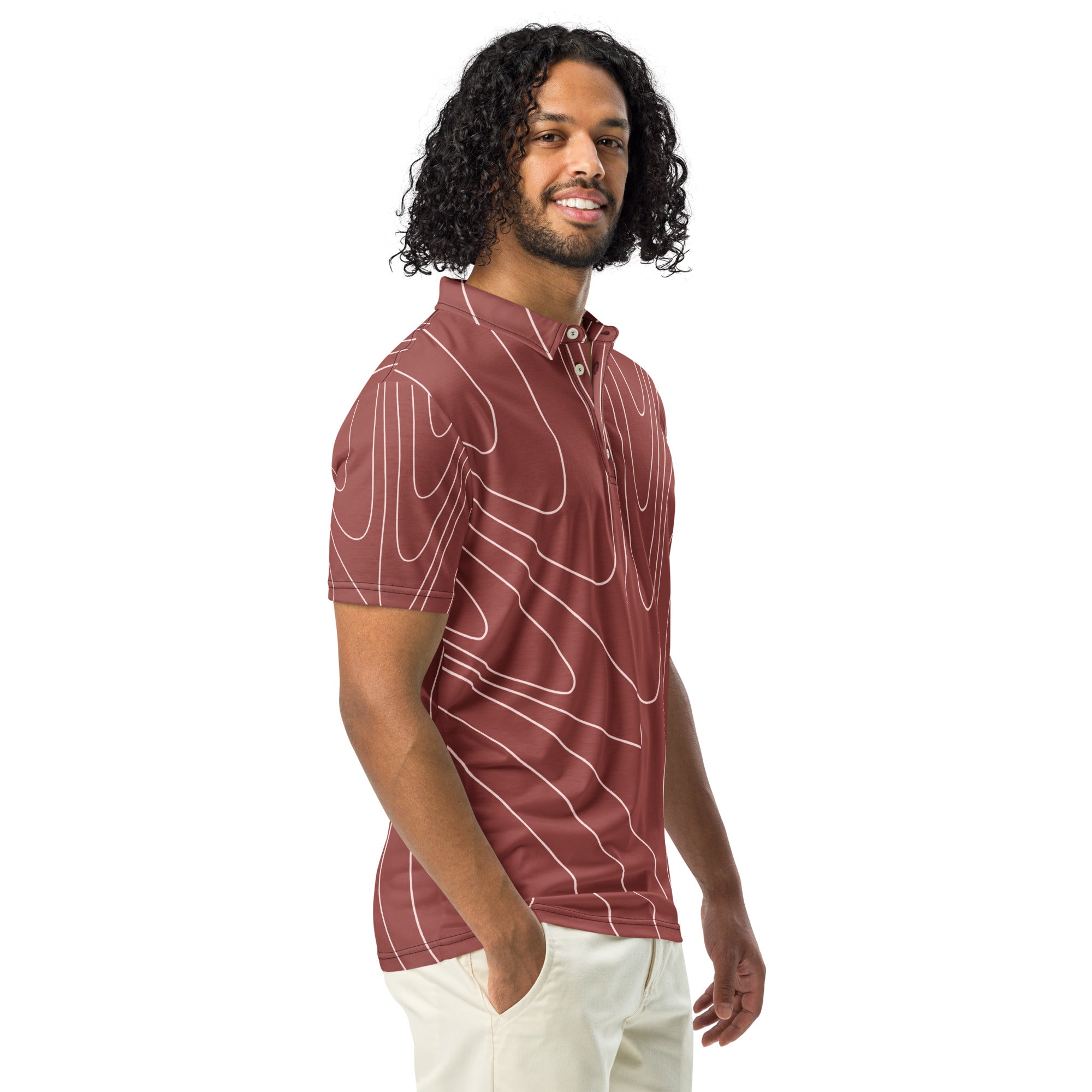 Stirp Print Men’s slim fit polo