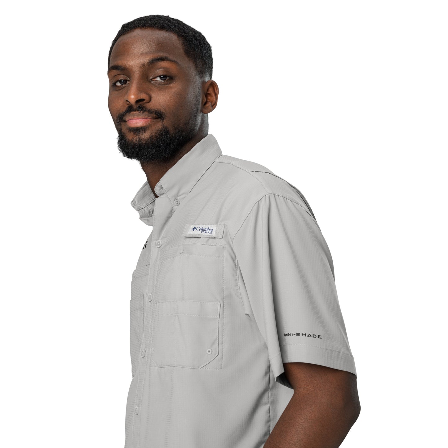 Love Thyself Men’s Columbia short sleeve button shirt