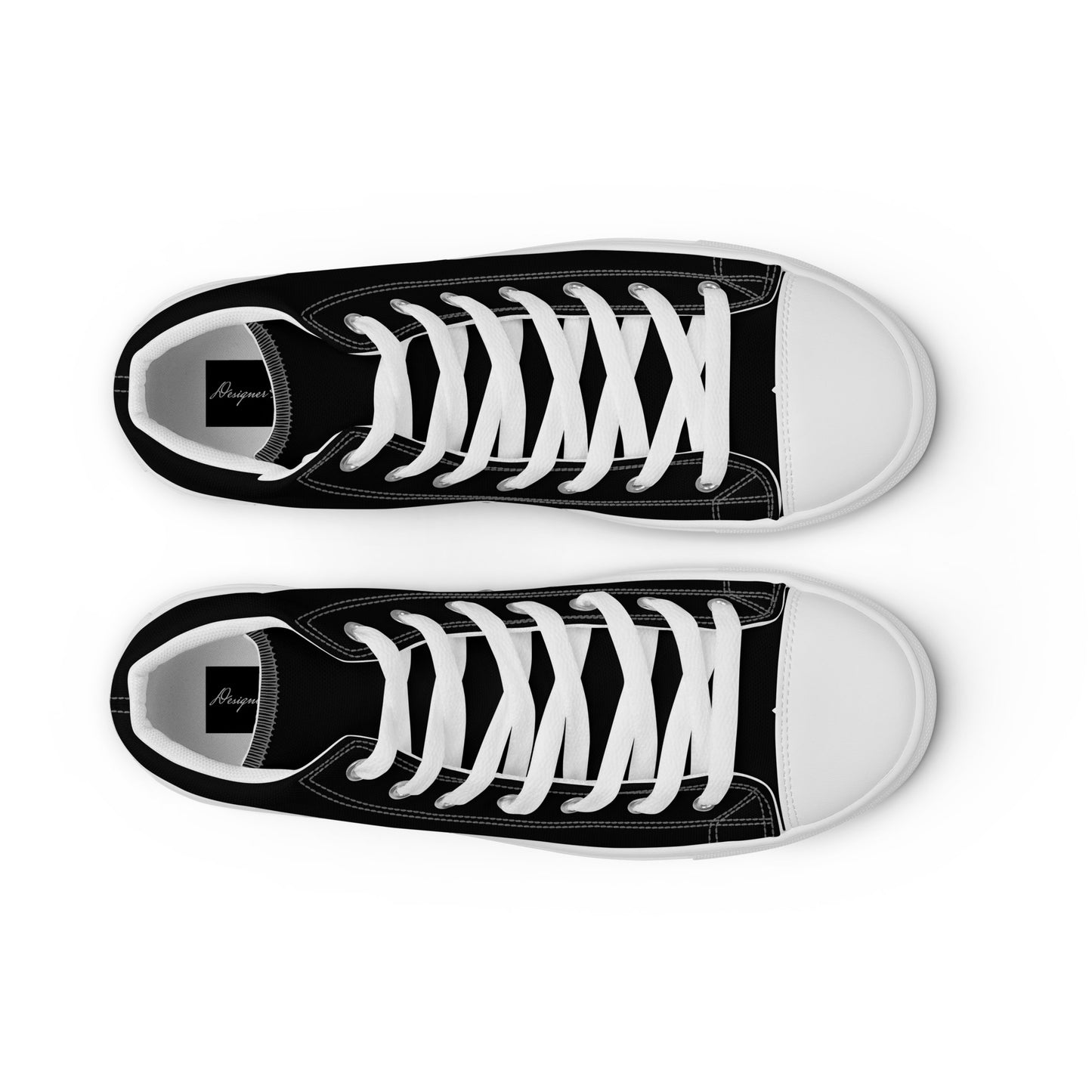 Designer Spirit high top canvas shoes