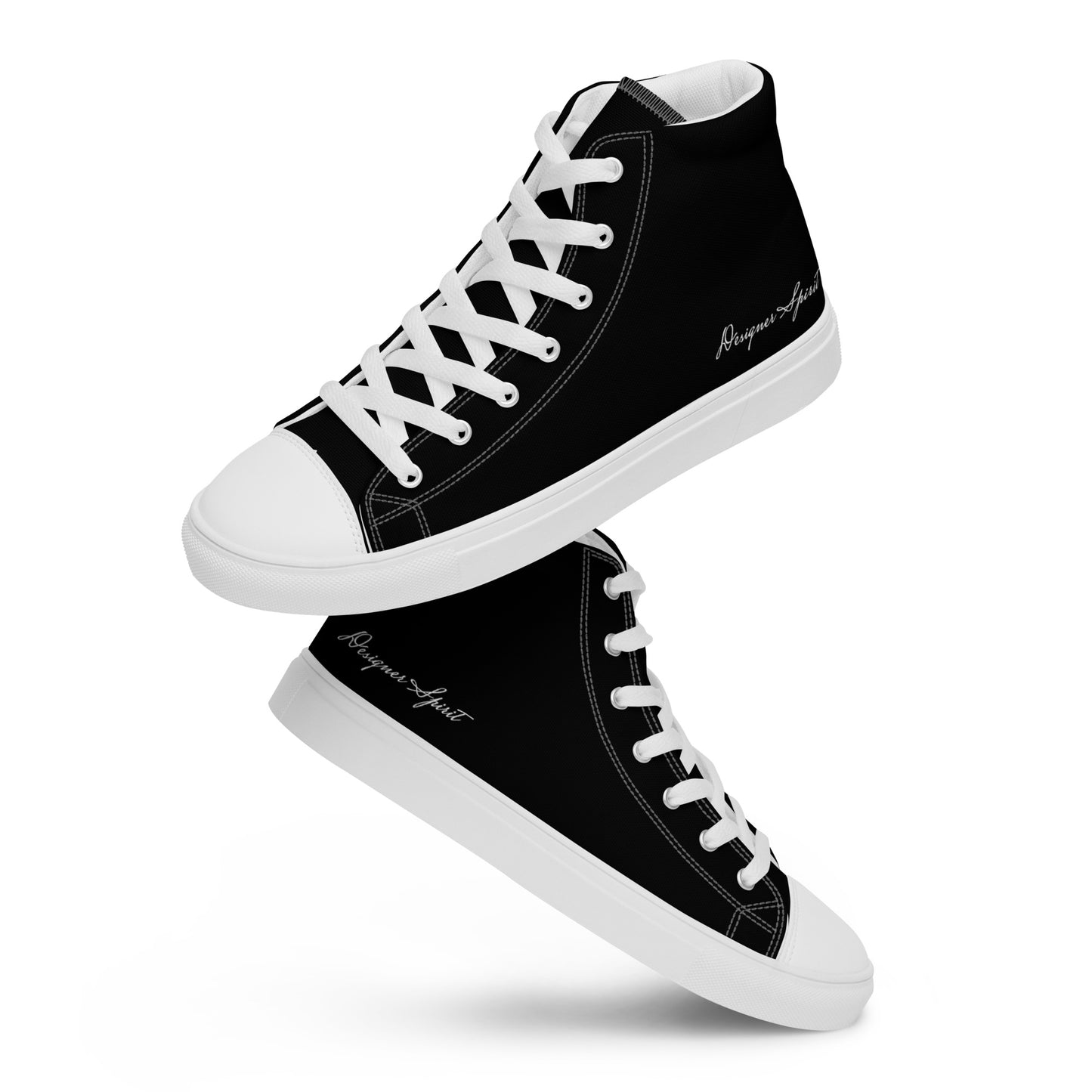 Designer Spirit high top canvas shoes