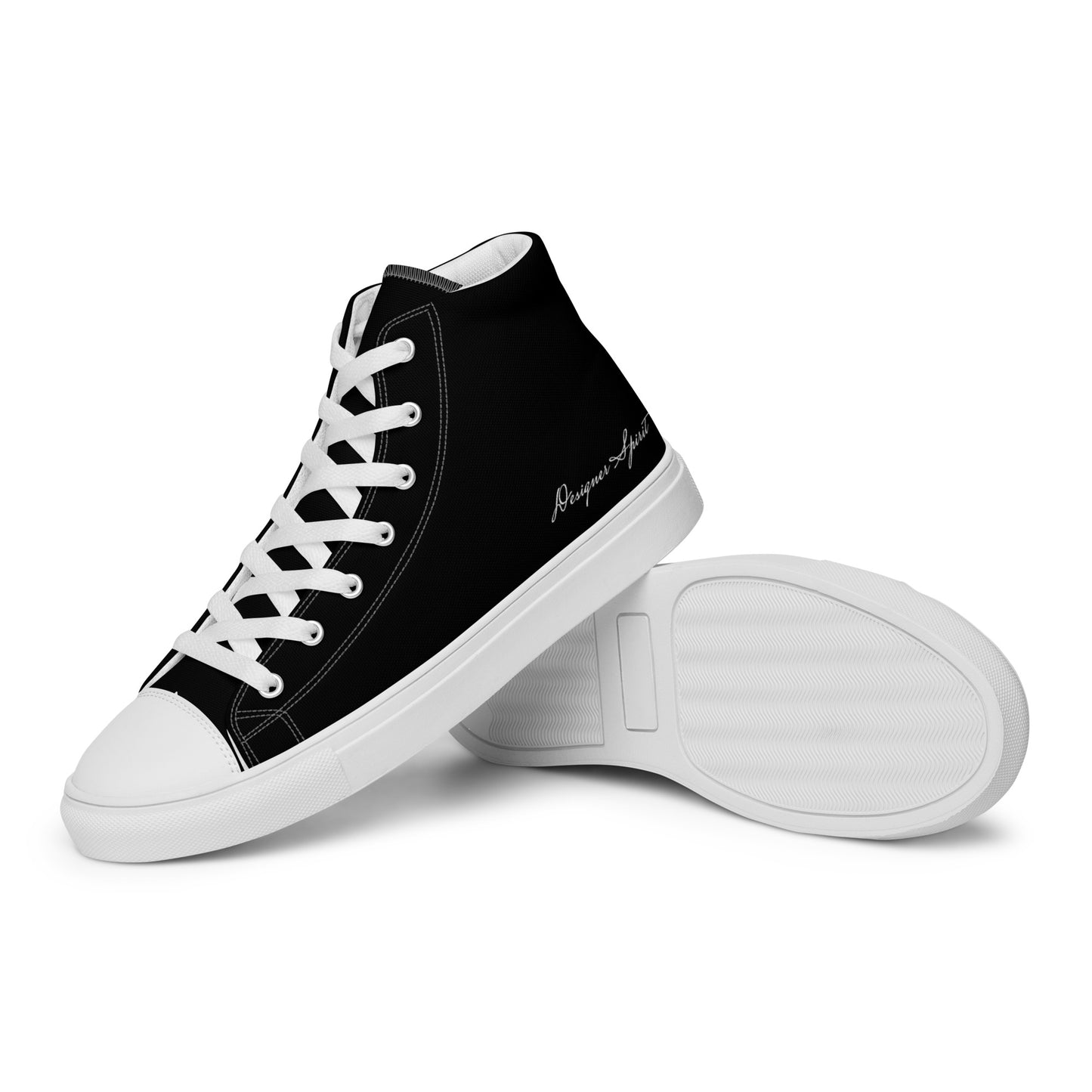 Designer Spirit high top canvas shoes