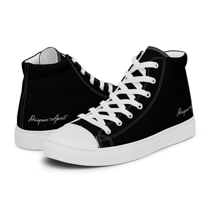 Designer Spirit high top canvas shoes