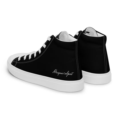 Designer Spirit high top canvas shoes