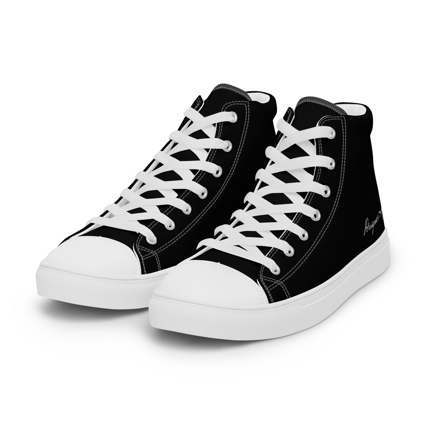 Designer Spirit high top canvas shoes