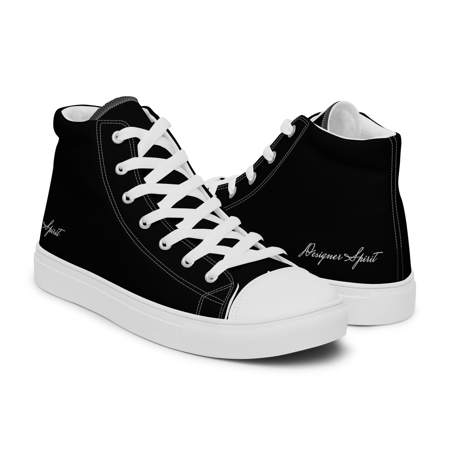 Designer Spirit high top canvas shoes