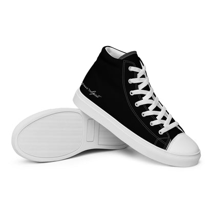 Designer Spirit high top canvas shoes