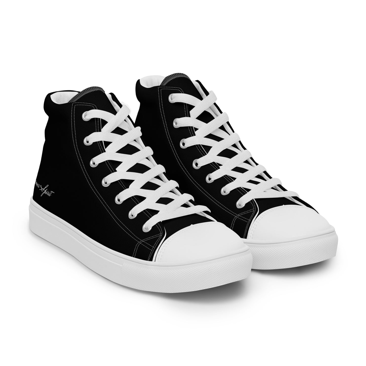 Designer Spirit high top canvas shoes