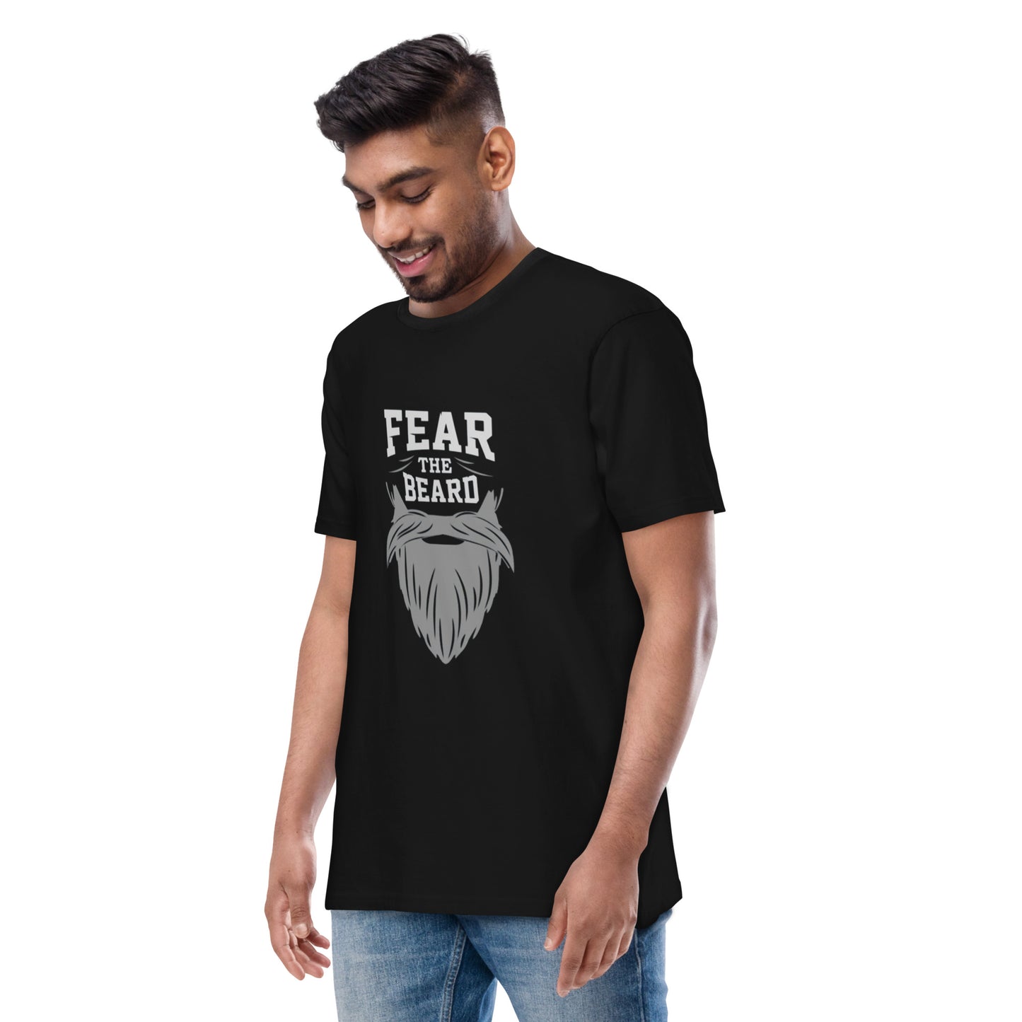 Fear the Beard Men’s premium heavyweight tee