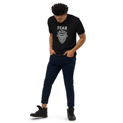 Fear the Beard Men’s premium heavyweight tee