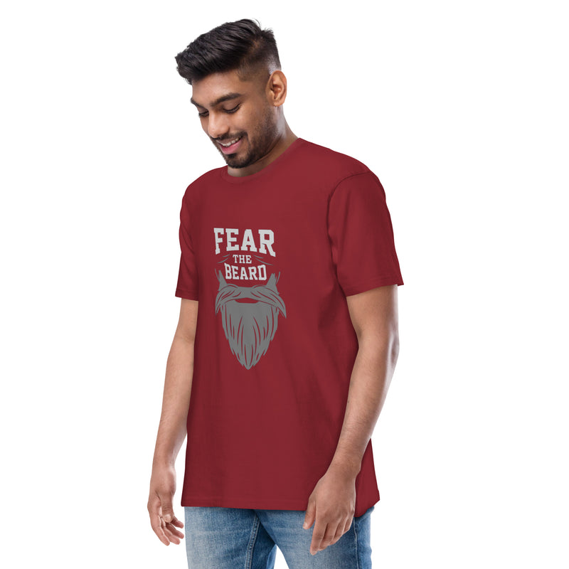 Fear the Beard Men’s premium heavyweight tee