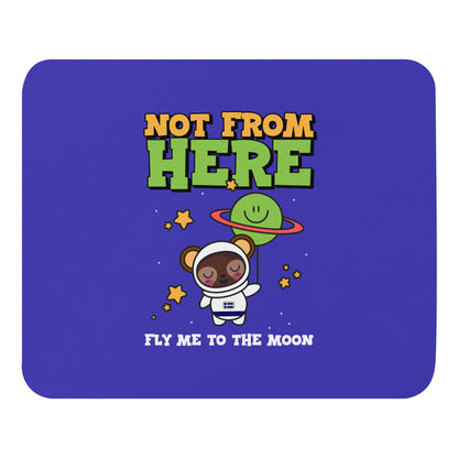 Fly Me To the Moon Mouse pad