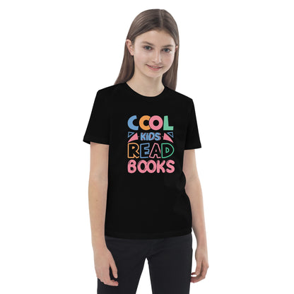 Cool Kids Read Books Organic cotton kids t-shirt