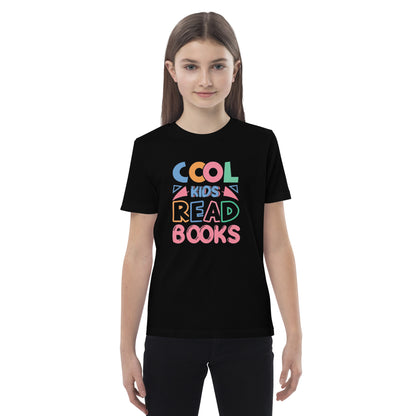 Cool Kids Read Books Organic cotton kids t-shirt