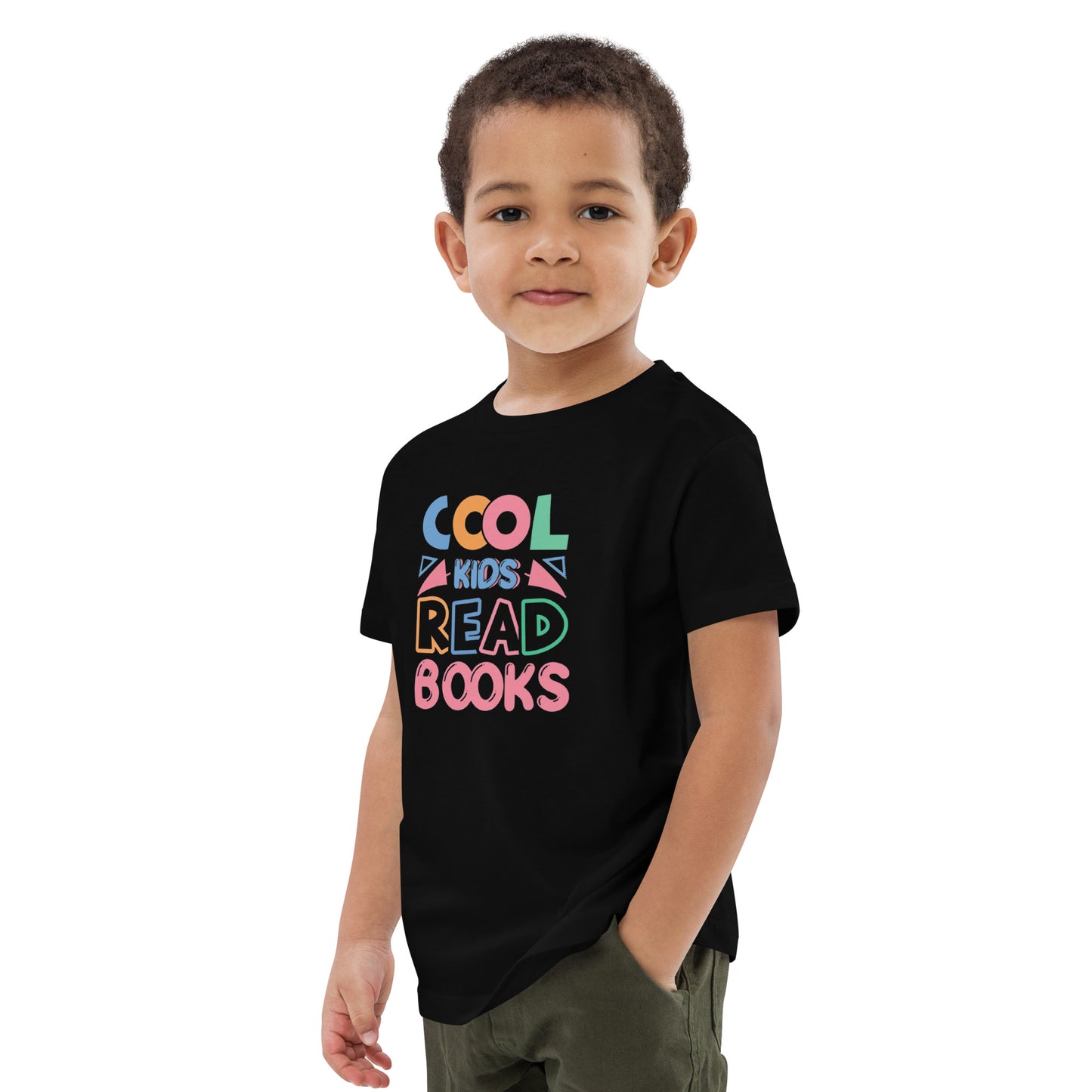 Cool Kids Read Books Organic cotton kids t-shirt